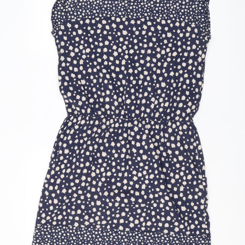Boden Women's Blue Floral Shift Dress, Size 4, Sleeveless
