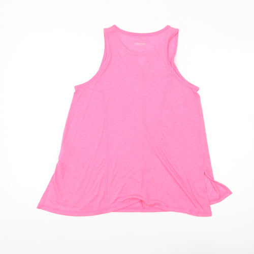 Calvin Klein Women's Pink Sleeveless Tank S