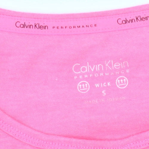 Calvin Klein Women's Pink Sleeveless Tank S