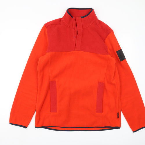 Jack Wolfskin Men's Red Pullover Sweatshirt M Fleece