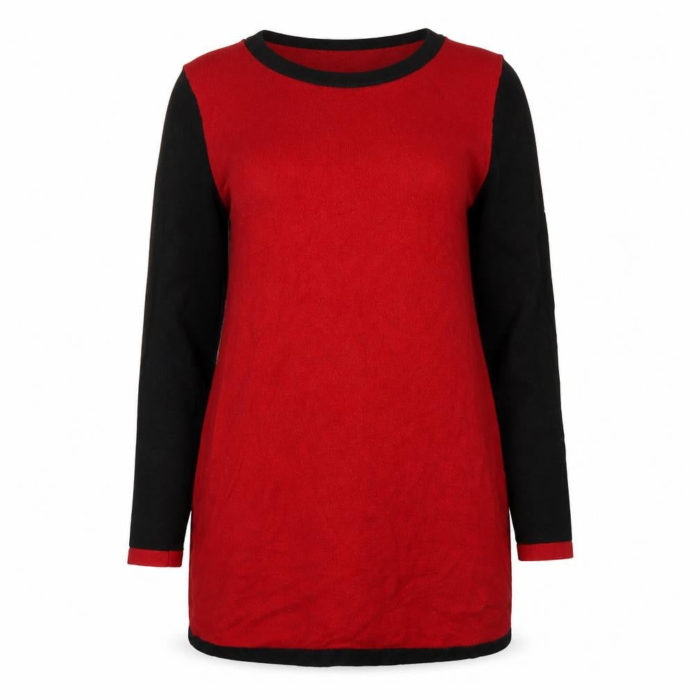 Front view of Marks & Spencer Women's Red jumper, size 14