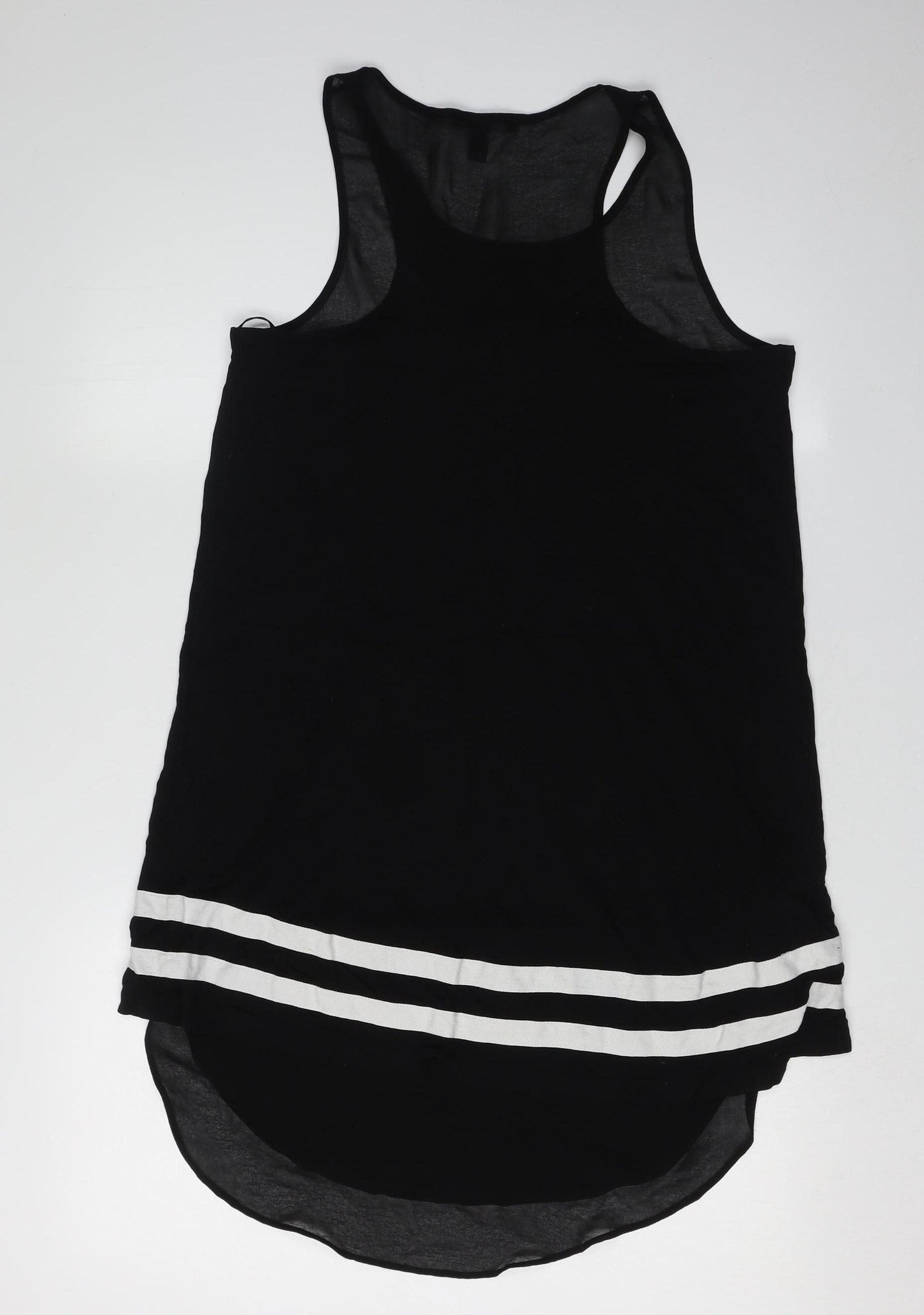 Mango Women's Black Mini Tank Dress Size 12