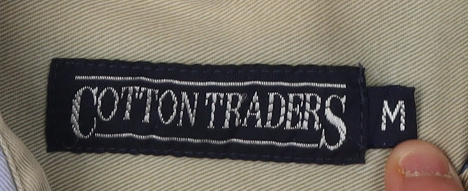 Cotton Traders Men's Blue Long Sleeve Shirt M