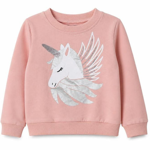 Smazero Pink Unicorn Girls Long Sleeve T-Shirt 3 Years