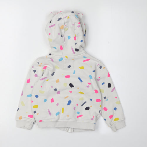 Next Girls Multicoloured Full Zip Hoodie 3-4 Years