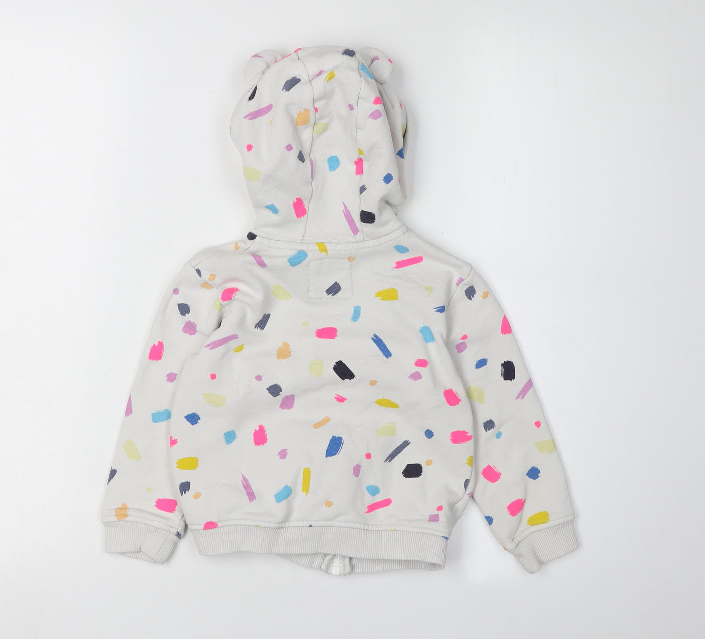 Next Girls Multicoloured Full Zip Hoodie 3-4 Years