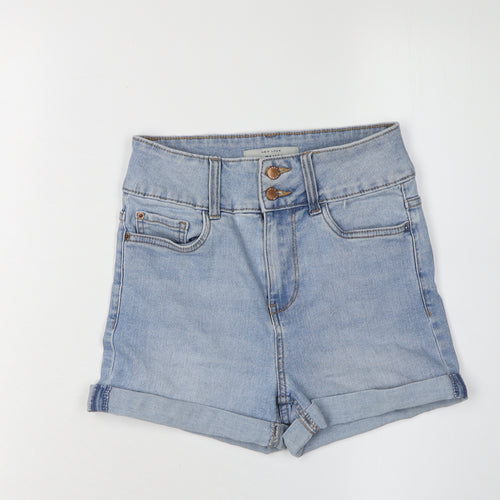 New Look Women's Blue Denim Shorts Size 6 High Rise