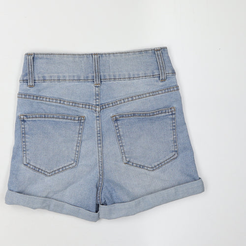 New Look Women's Blue Denim Shorts Size 6 High Rise
