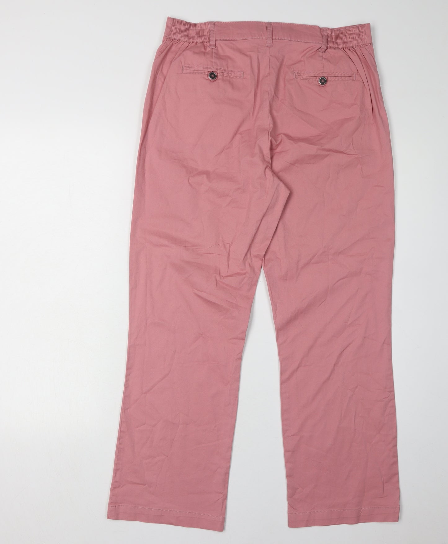 Cotton Traders Women's Pink Chinos Size 12
