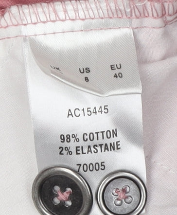 Cotton Traders Women's Pink Chinos Size 12