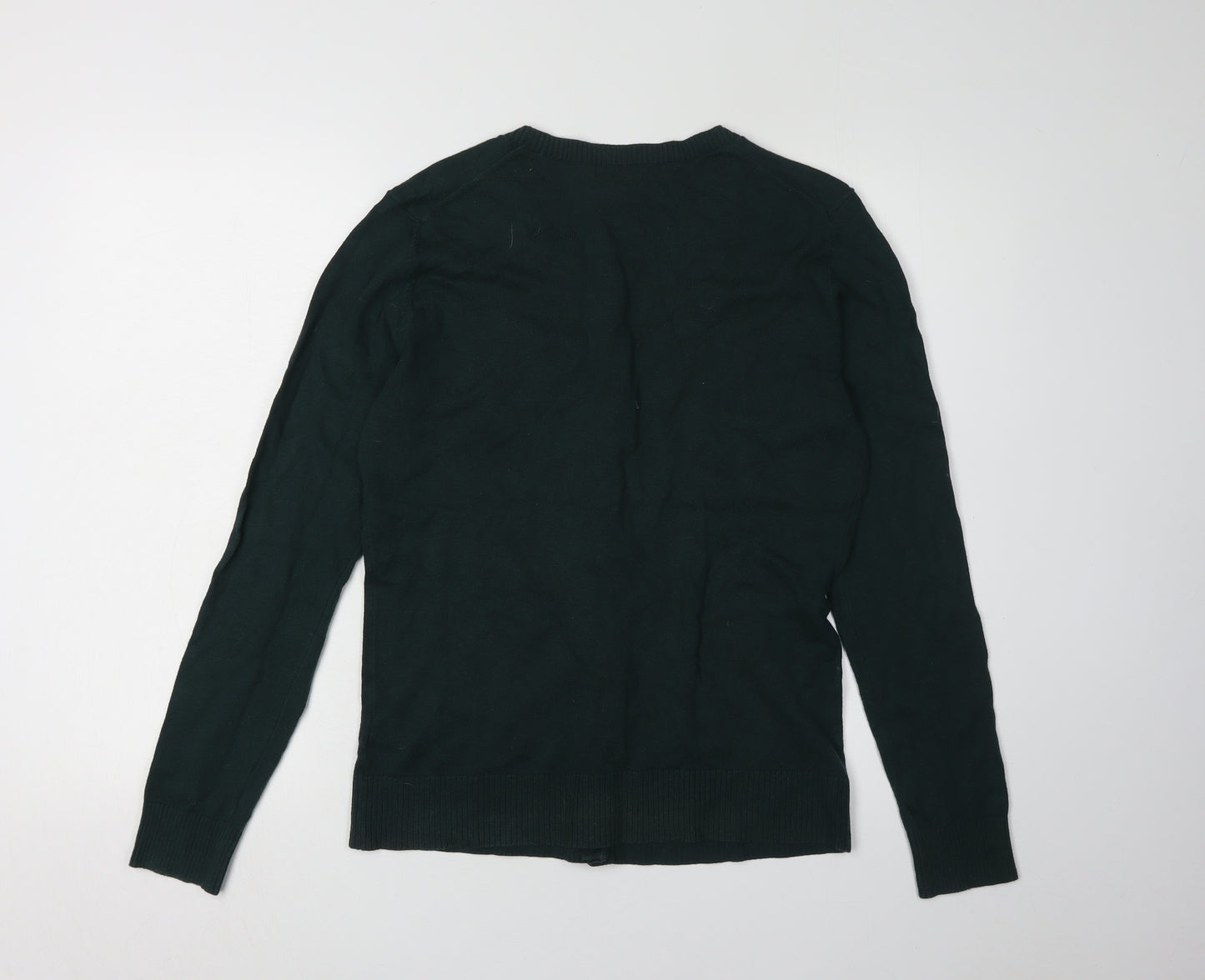 Gap Women's Green Cardigan Crew Neck Size L