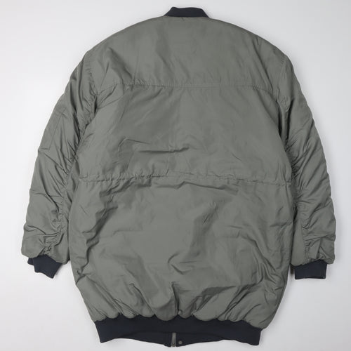 COLLUSION Women's Grey Bomber Jacket, Size S, New