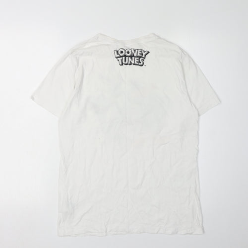 H&M Boys White Looney Tunes Graphic T-Shirt, Size 12-13 Years