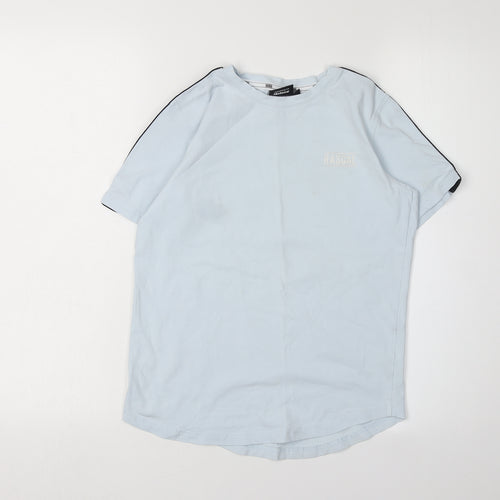Rascal Boys Blue T-Shirt L Jersey Solid Casual Style