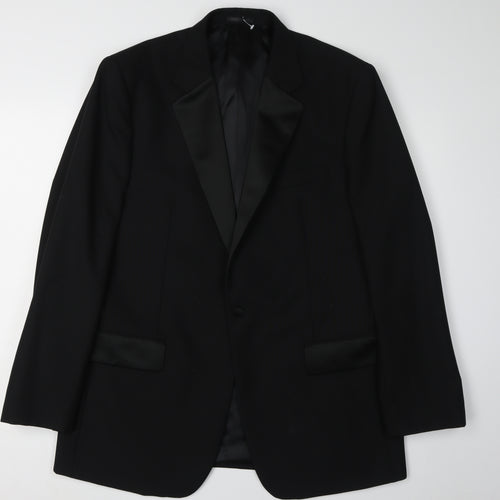 Brook Taverner Men's Black Shawl Tuxedo Blazer 42R