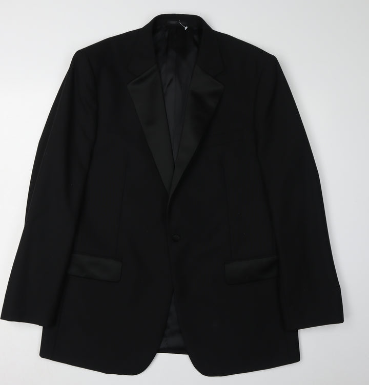 Brook Taverner Men's Black Shawl Tuxedo Blazer 42R