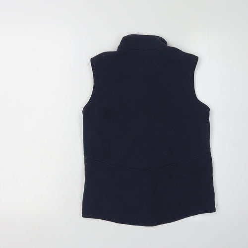 Decathlon Girls Blue Fleece Waistcoat 8-9 Years
