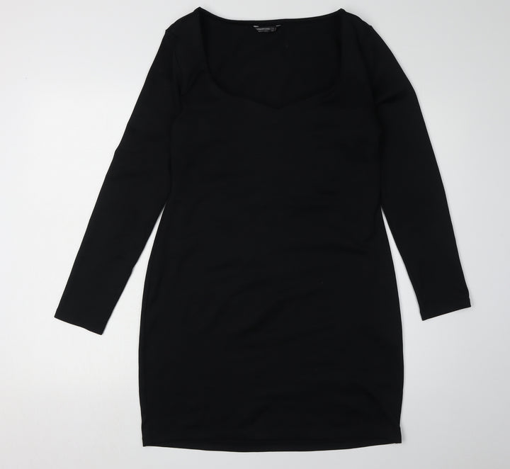 Stradivarius Women’s Black Bodycon Dress XL