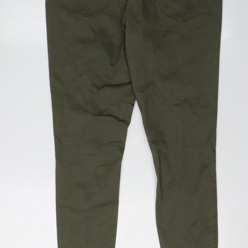Dorothy Perkins Women's Green Skinny Jeans Size 16