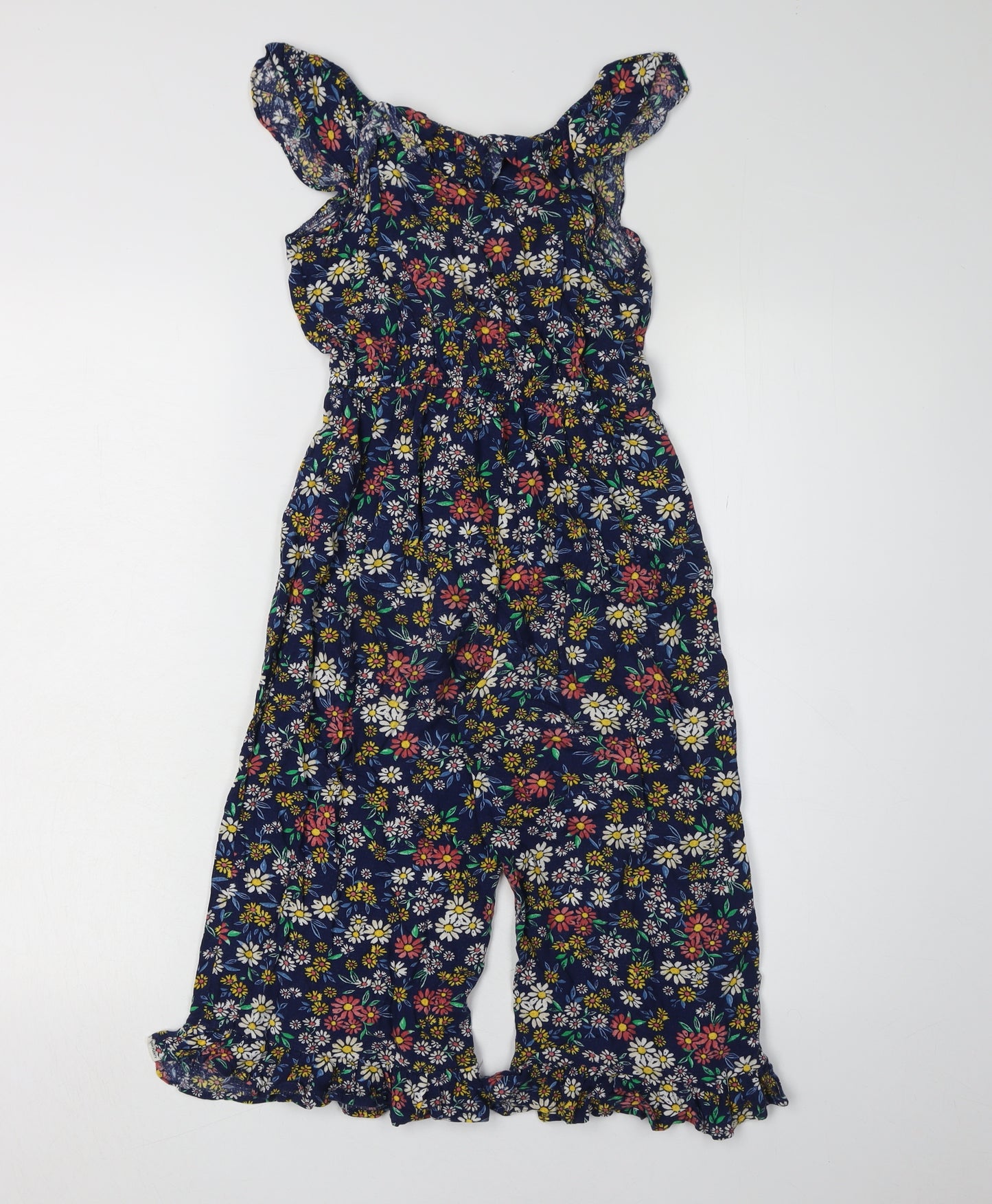 Mantaray Girls Floral Jumpsuit Multicoloured Age 4