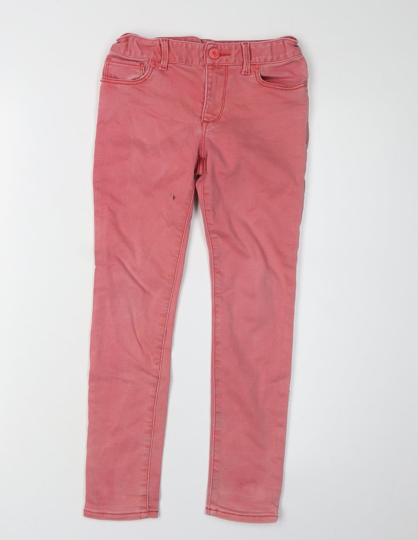 Gap Girls Pink Skinny Jeans - 7 Years, Cotton, Casual