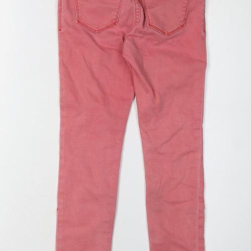 Gap Girls Pink Skinny Jeans - 7 Years, Cotton, Casual