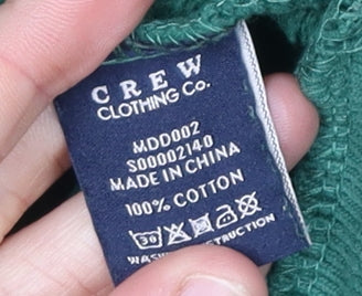 Crew Clothing Co. Men's Green XL Pullover Sweatshirt