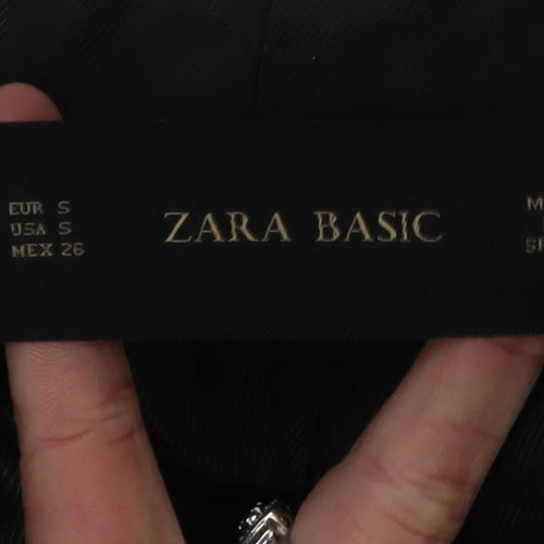 Zara Basic Women's White Floral Blazer Jacket
