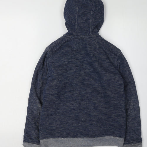 Marks and Spencer Boys Blue Hoodie 11-12 Years Full Zip