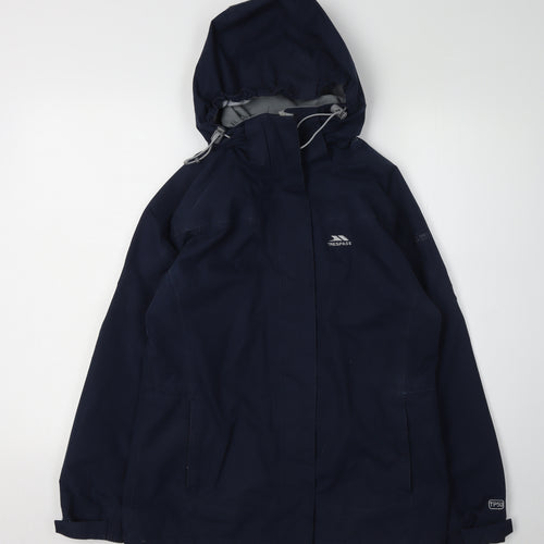 Trespass Men's XS Blue Waterproof Rain Coat