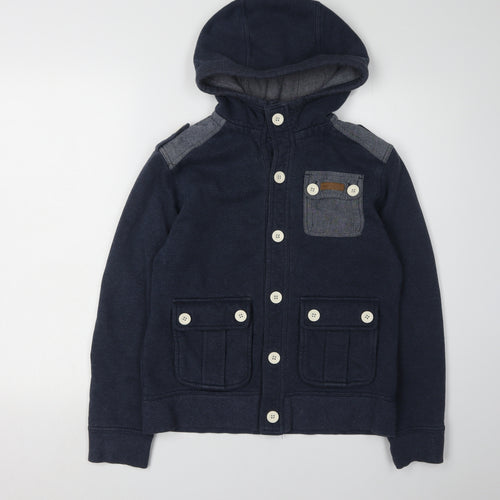 McKenzie Boys Blue Full Zip Hoodie 12-13 Years Hooded Style