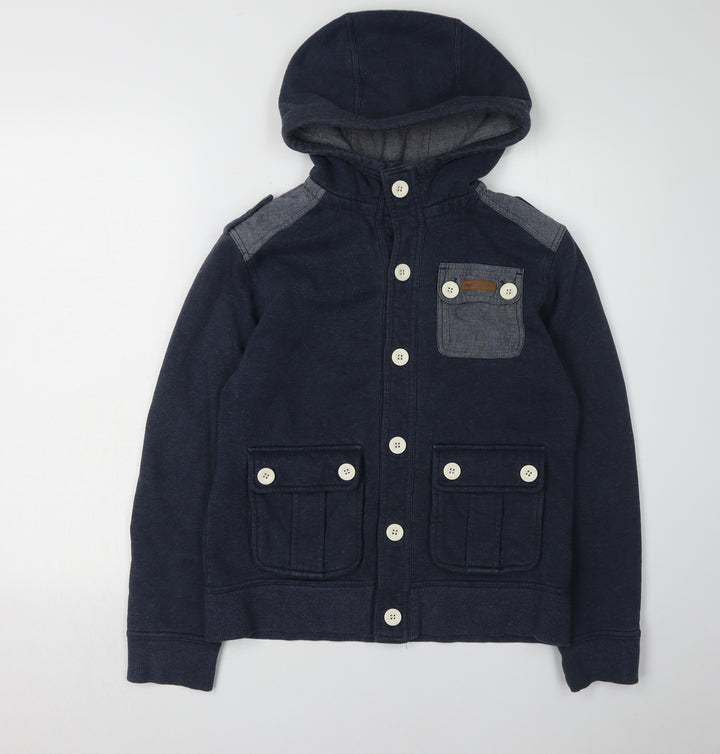 McKenzie Boys Blue Full Zip Hoodie 12-13 Years Hooded Style
