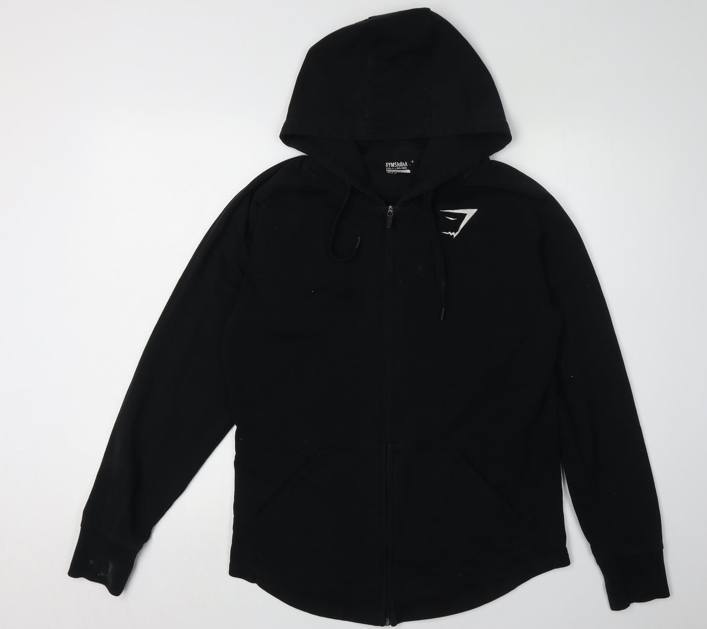 Gymshark Unisex Black Full Zip Hoodie - Medium