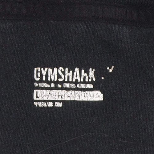 Gymshark Unisex Black Full Zip Hoodie - Medium