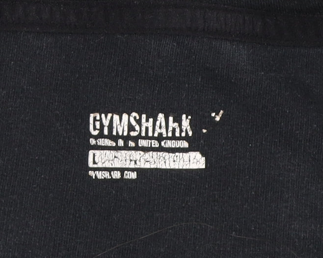 Gymshark Unisex Black Full Zip Hoodie - Medium