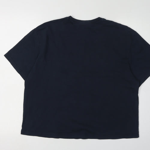 Primark Unisex Black T-Shirt, S, Cotton Crew Neck