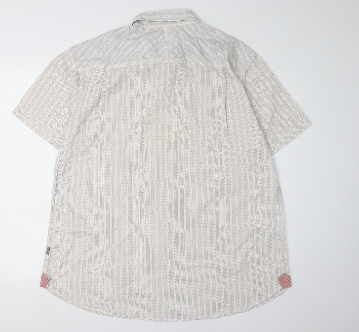 St George by Duffer Men's XL Multicoloured Striped Shirt