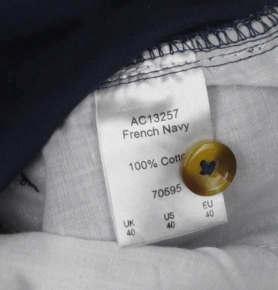 Cotton Traders Men's Blue Chino Trousers, Size 40
