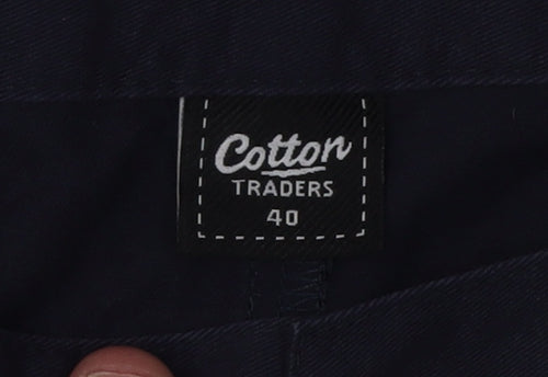 Cotton Traders Men's Blue Trousers Size 40