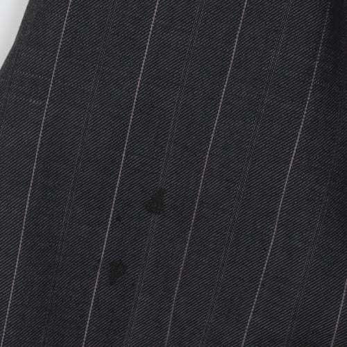 Hugo Boss Men's Black Striped Blazer 38 Regular