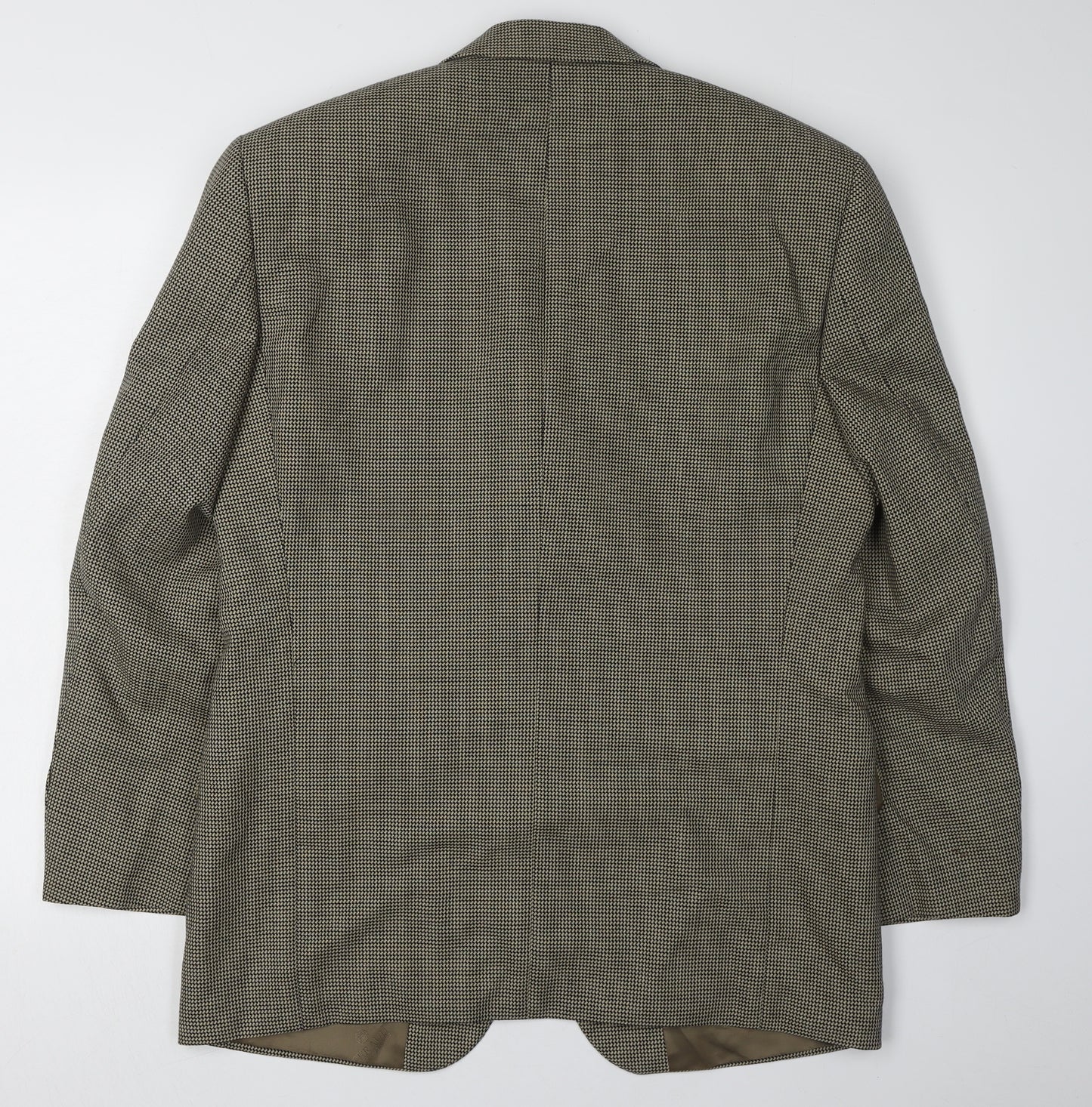 Louis Feraud Men's Brown Check Blazer Size 48S