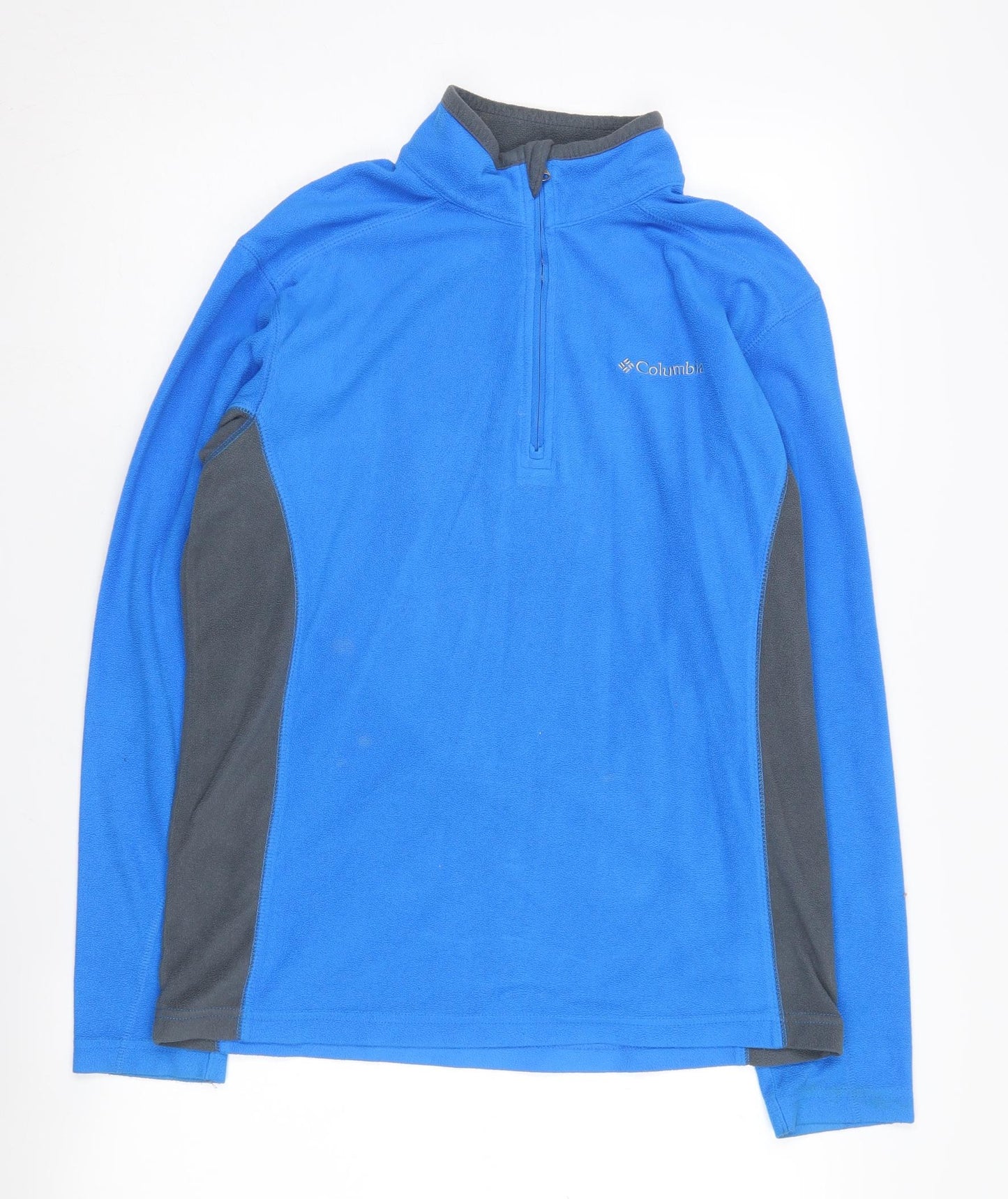 Columbia Men's Blue Fleece 1/4 Zip Sweatshirt S