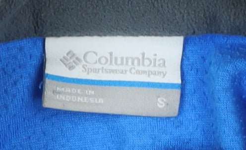 Columbia Men's Blue Fleece 1/4 Zip Sweatshirt S