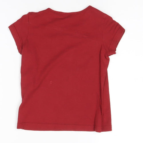 Harry Potter Boys Red T-Shirt 5-6 Years Quidditch Graphic