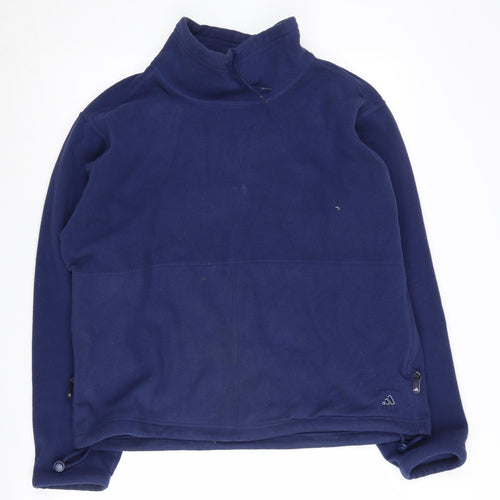 Adidas Women's Blue Fleece Pullover Sweatshirt Size 16