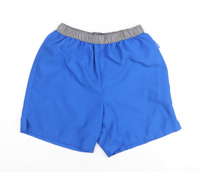 Trespass Boys Blue Swim Shorts, Size 11, Lightweight, Elastic Waist