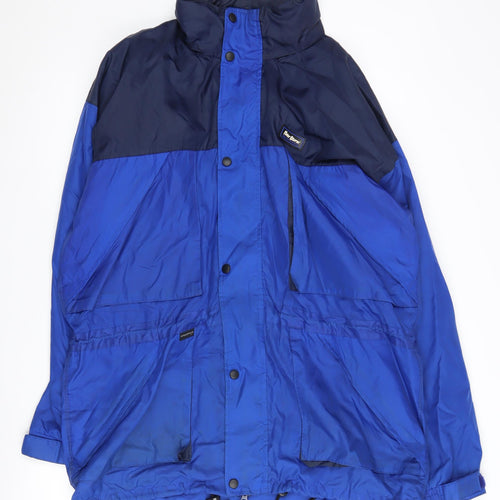 Peter Storm Men's Blue L Waterproof Rain Jacket