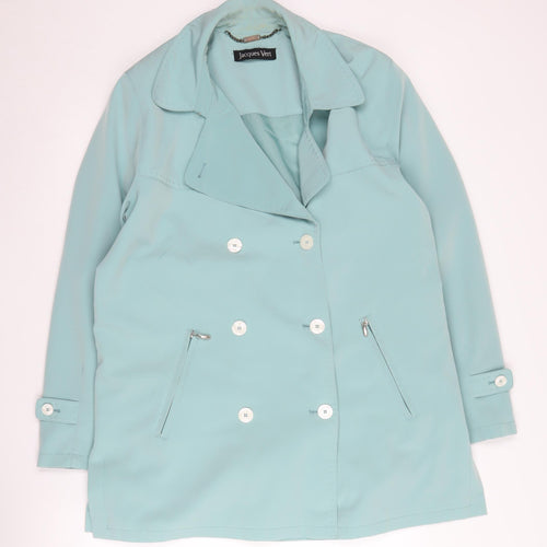 Jacques Vert Women’s Blue Trench Coat Size L