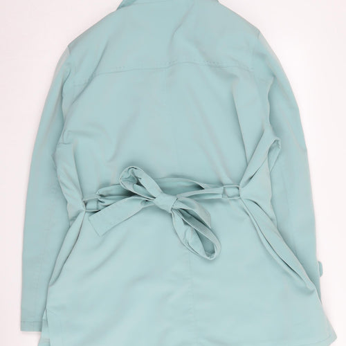Jacques Vert Women’s Blue Trench Coat Size L