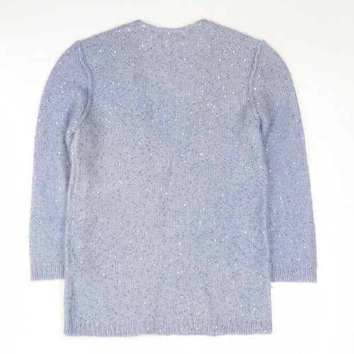 Jigsaw Women's Blue Knit Pullover Jumper XS